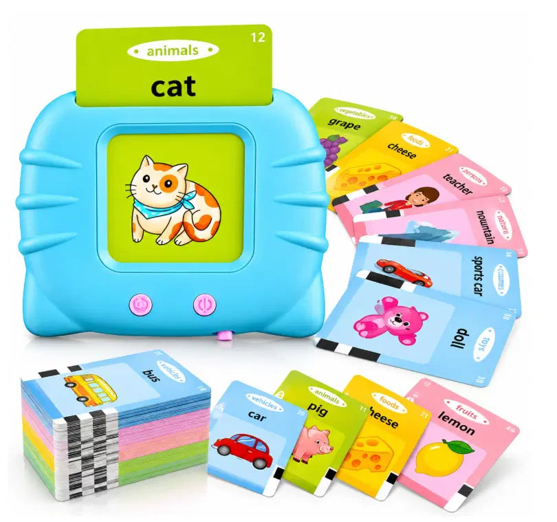 Talking Flashcards Learning Toy – 224 Words, Rechargeable