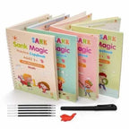 Magic Practice Copybook for Kids – 4 Books + 10 Refills