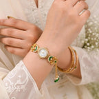 Boho Bracelet Watch for Women – Gold-Plated Tassel