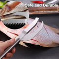 3-in-1 Stainless Steel Fish Scaler & Knife