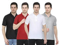Men's Cotton Polo T-Shirts – Pack of 4