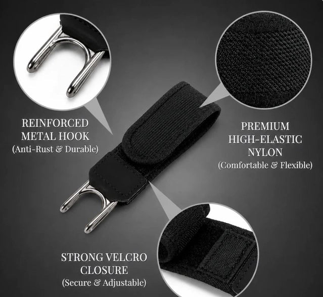No-Buckle Adjustable Belts for Men & Women – Pack of 2