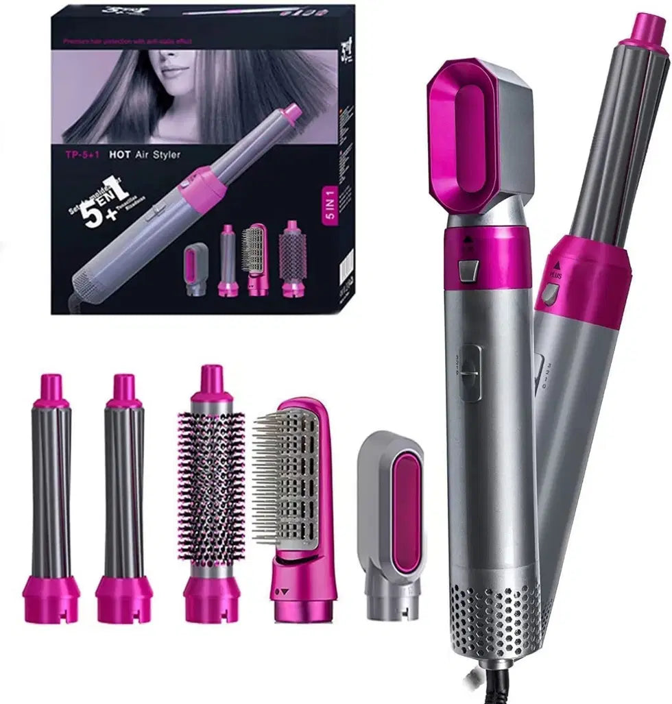 5-in-1 Hot Air Brush – Hair Dryer & Volumizer