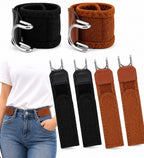 No-Buckle Adjustable Belts for Men & Women – Pack of 2