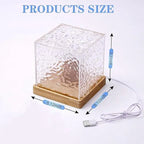 Water Ripple Projection Night Lamp – 16 Colours with Remote